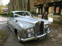 Silver Rolls Royce for weddings in London